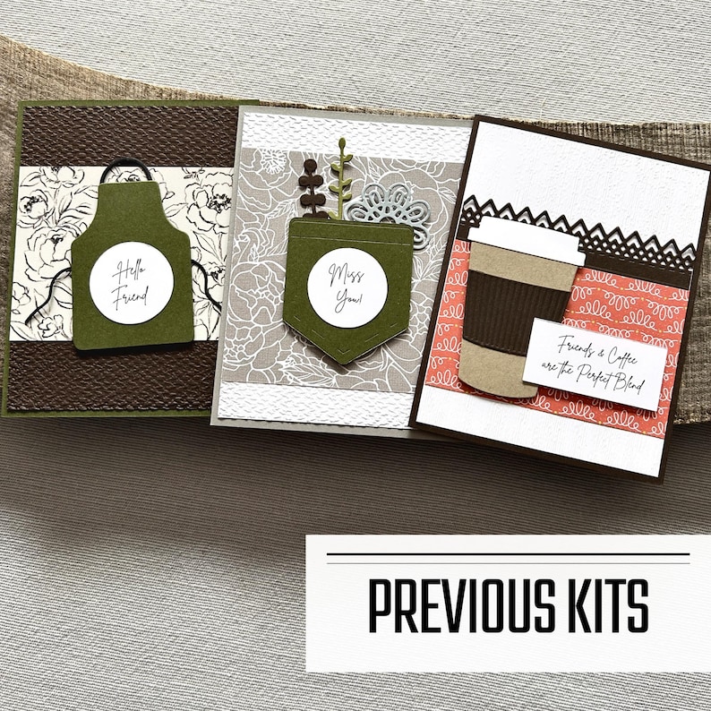 Monthly Card Making Kit Subscription, Beginner Friendly DIY Cards - Etsy