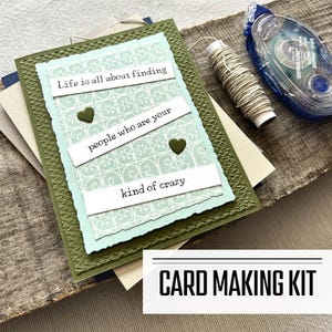 Kit de fabrication de cartes sarcastiques | Cartes de vœux faites main pour toutes les occasions | Kit de cartes faites main amusantes