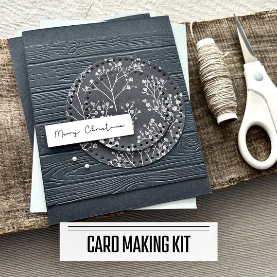 Festive Card Making Kit, Beginner Friendly DIY Cards