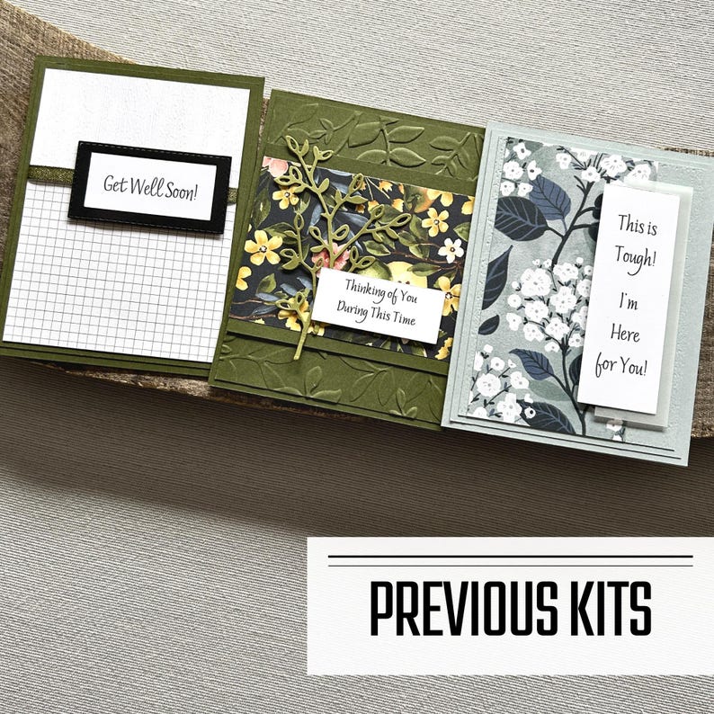 Monthly Card Making Kit Subscription, Beginner Friendly DIY Cards - Etsy