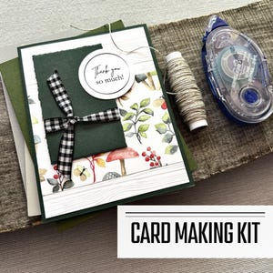 Kit de fabrication de cartes pour un assortiment de cartes de vœux | Kit de cartes DIY pour débutants | Kit de cartes tout-en-un fait main
