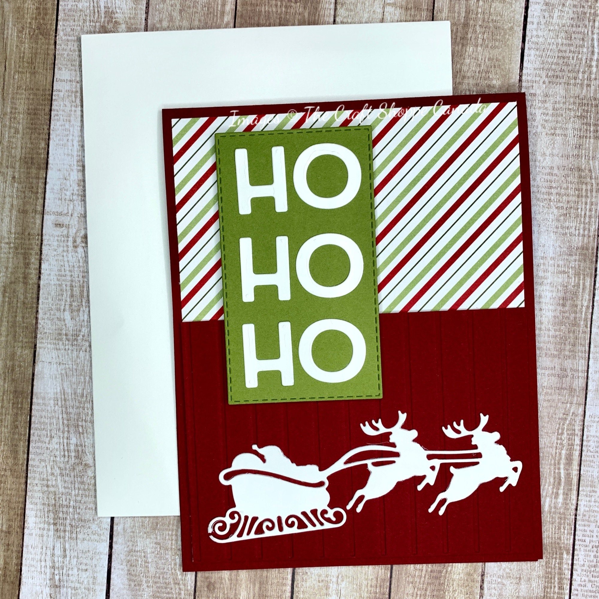 DIY Card Kit // Christmas Card Part 2 Kit // Handmade Greeting Etsy