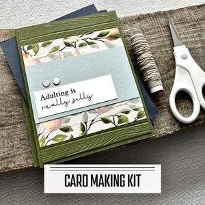 Snarky Card Making Kit, Handmade Humour Cards