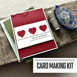 Kit de fabrication de cartes de voeux | Cartes de vœux faites main pour les mariages ou la Saint-Valentin | Kits de fabrication de cartes