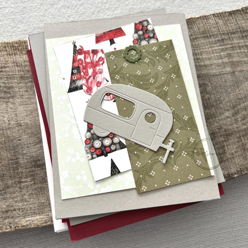 All of the card pieces are laying on top of cards. Everything comes cut and ready for assembly.