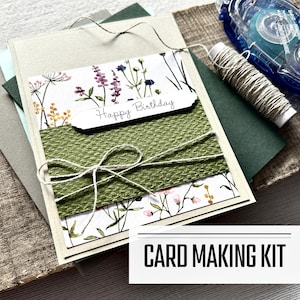 Kit de fabrication de cartes d'anniversaire bricolage | Kit de cartes d'anniversaire tout-en-un | Cartes de joyeux anniversaire