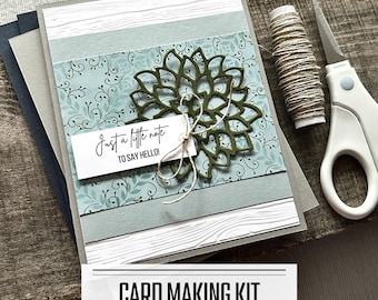 Assorted Sentiment Card Making Kit, Handmade Greeting Cards