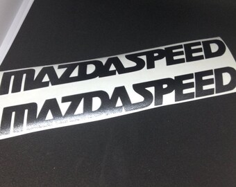 MAZDASPEED Windshield Carbon Fiber Vinyl Banner Decal Sticker 4 Mazda Speed 51/"
