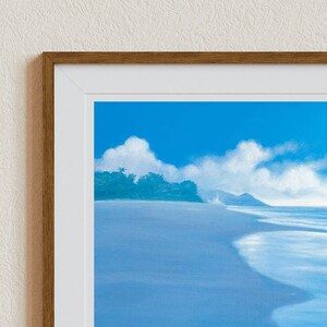 Beach Canvas Art, Seychelles Art Print, Evening Beach Art, Coastal Print, Seascape Wall Art, High Quality Art Print Direct from Artist. image 2