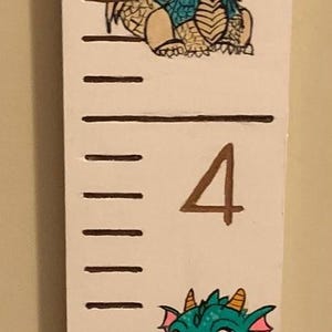 Dragon growth chart for children