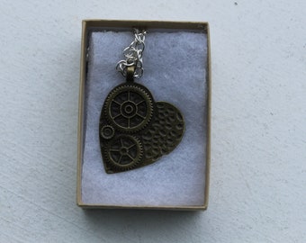 Steampunk Heart Necklace