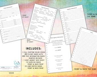 Travel Agent Information Notebook