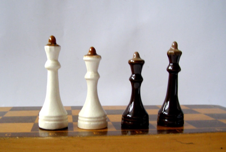 Soviet chess set USSR \u0441hess set. Ceramic chess set