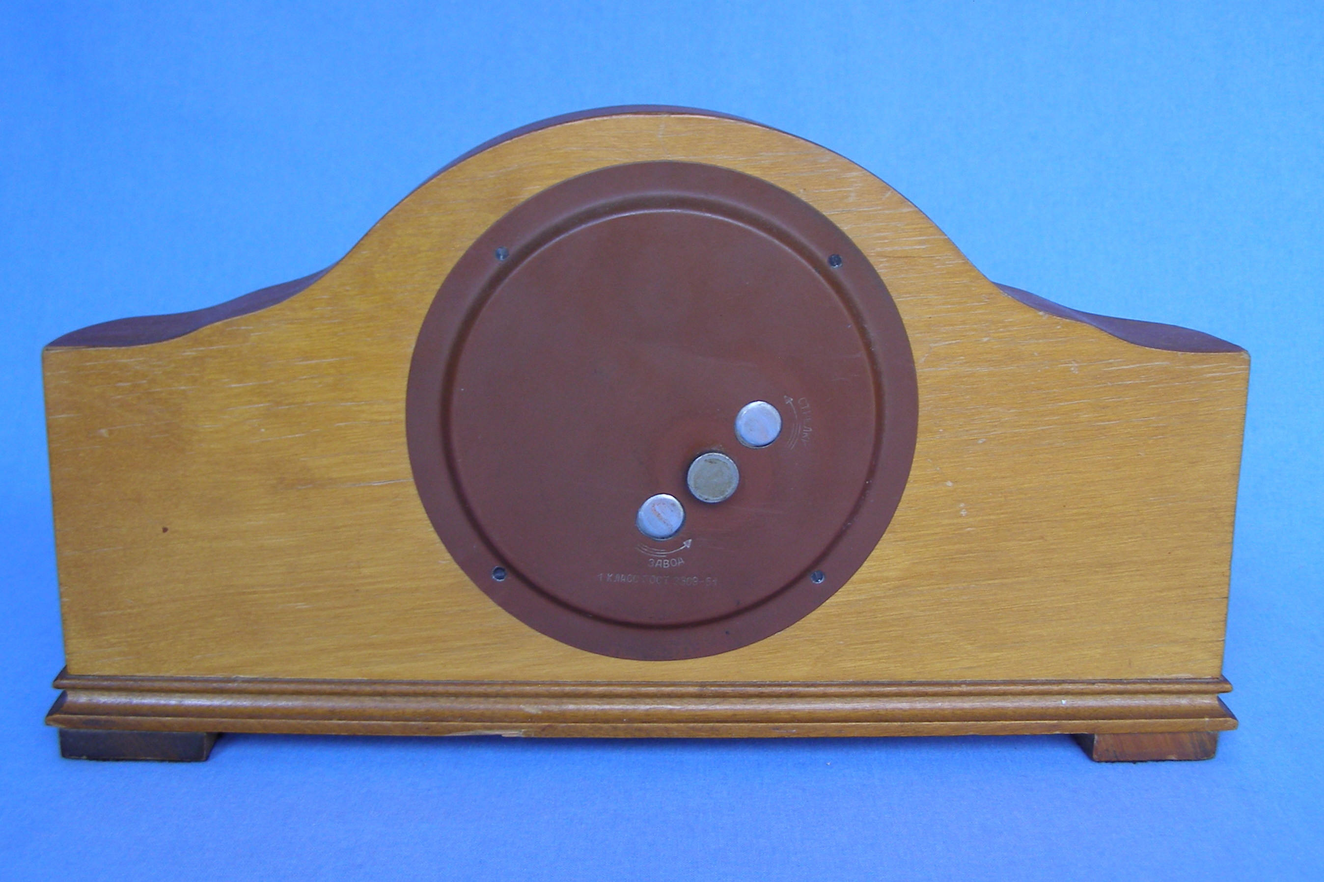 Wooden Desk Clock. Vintage Mantel Clock USSR 1950s. Mechanical Etsy