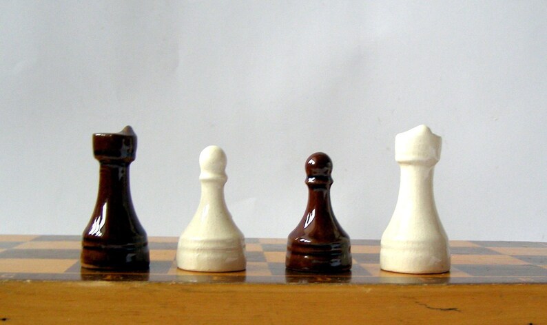 Soviet chess set USSR \u0441hess set. Ceramic chess set