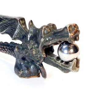 Metal nutcracker.Soviet nutcracker dragon.Vintage nutcracker.Nutcracker.Cracker.Dragon.Metal dragon.Vintage dragon60s.Nut sheller.Nut opener