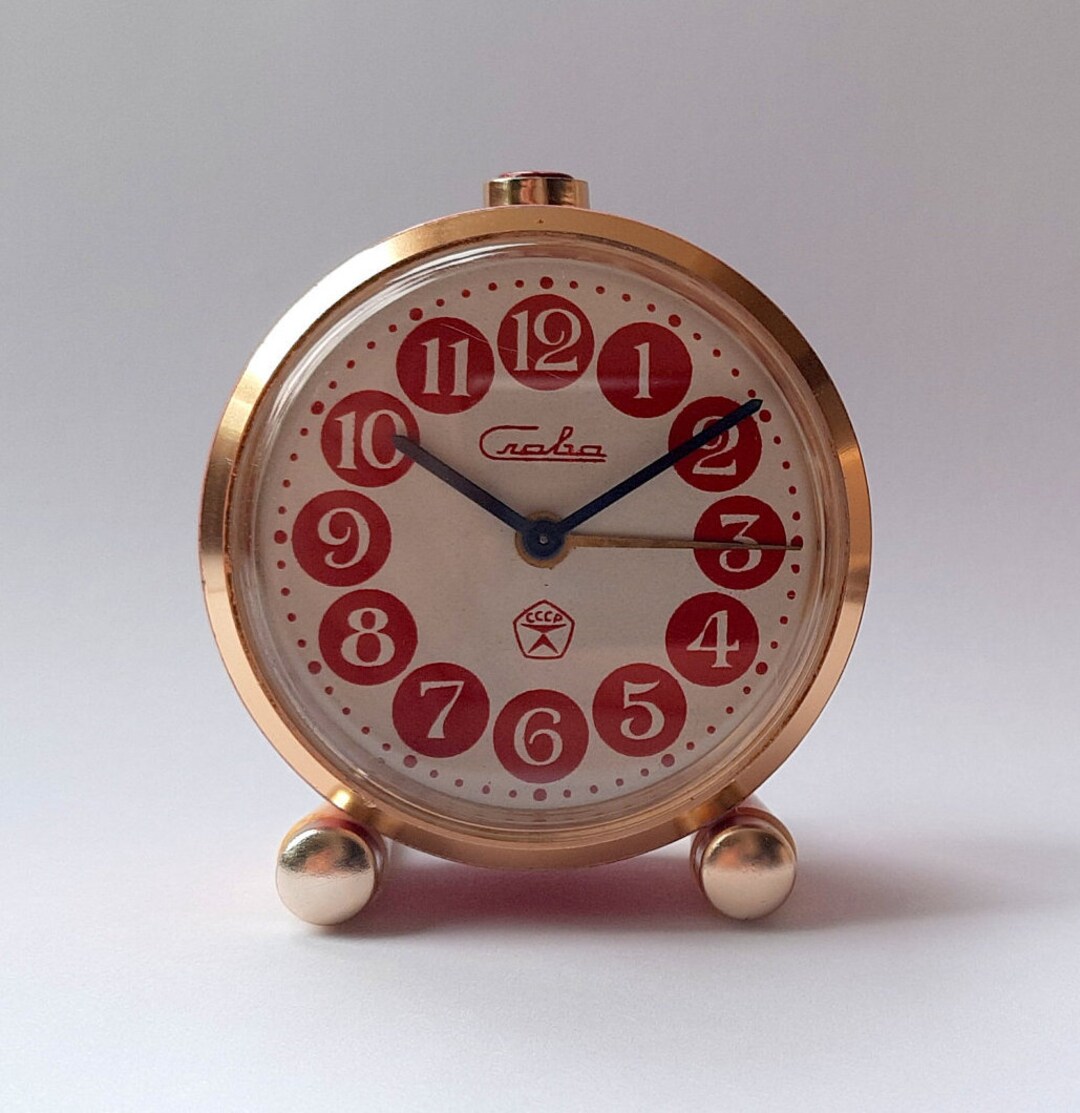 Rével sovétque. Horloge de bureau URSS. horloge vntage | Etsy