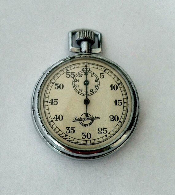 Soviet stopwatch Zlatoust, chronometer USSR, mechanic… - Gem