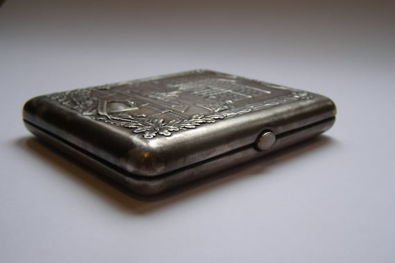 Soviet melchior cigarette case. Cigarette Case. To