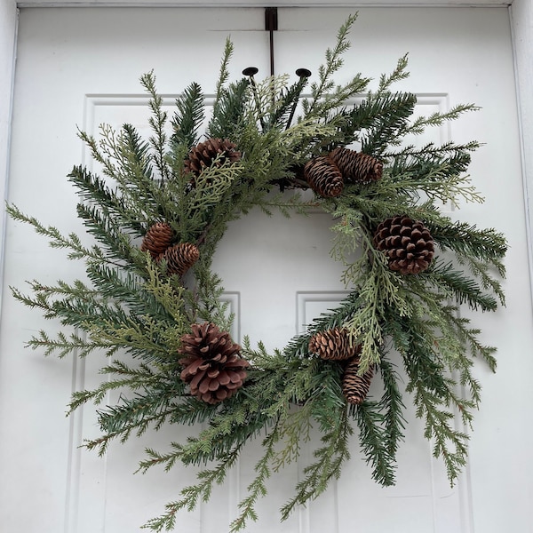 Winter Wreaths Not Christmas, Christmas Wreaths For Front Door, Cabin Wreath