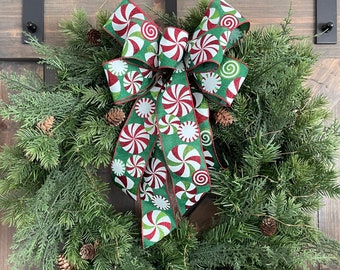 Christmas Bow For Wreath, Wreath Bow