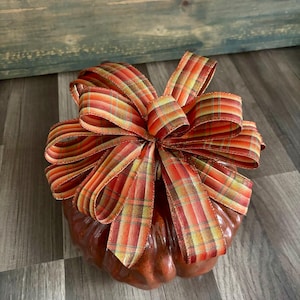 Fall Wreath Bow, Fall Lantern Bow