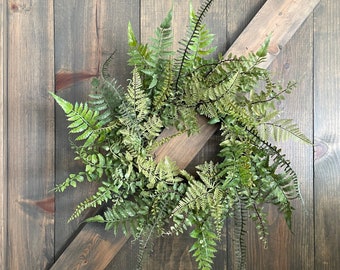 Spring Accent Wreaths, Small Wreaths, Fern Wreath