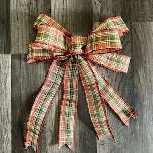 Fall Bow For Wreath, Fall Wreath Bow