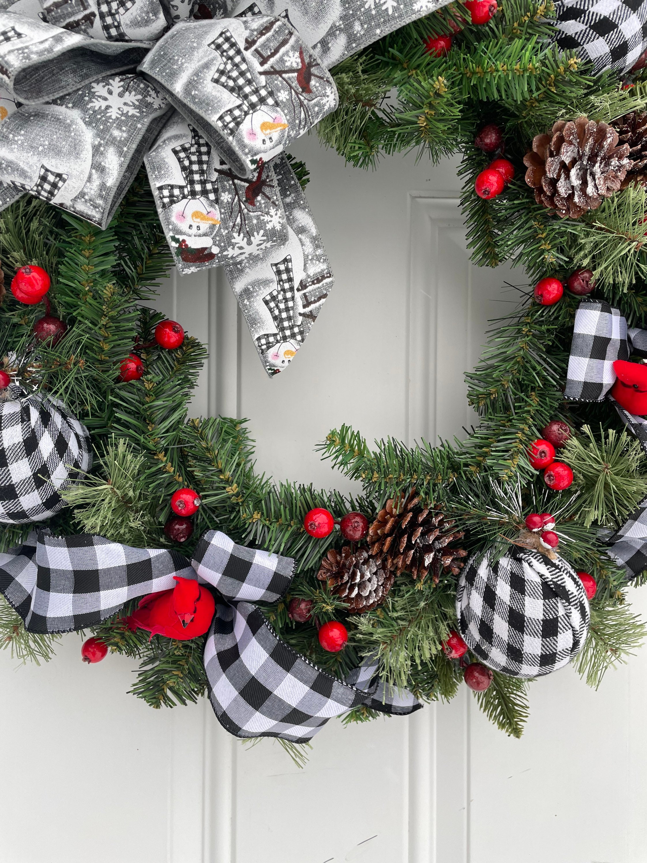 Christmas Wreaths for Front Door Etsy