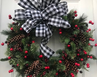 Winter Wreath Not Christmas, Christmas Wreaths For Front Door