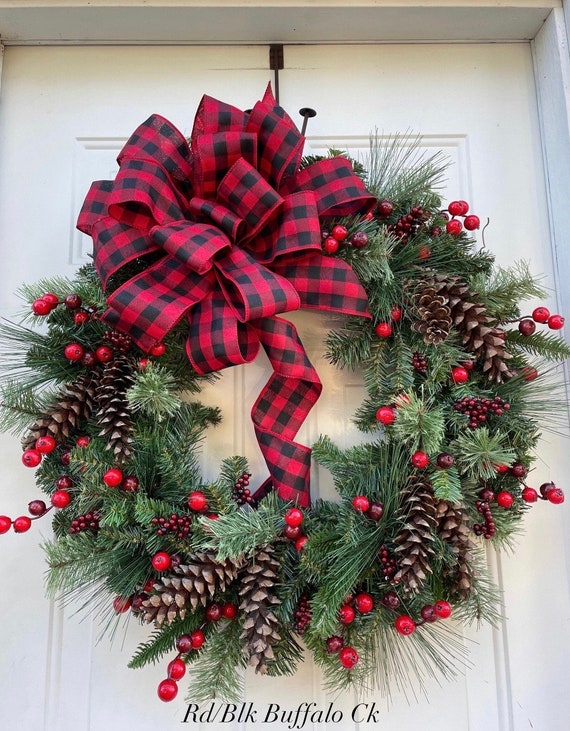Christmas Wreaths for Front Door, Winter Wreaths - Etsy