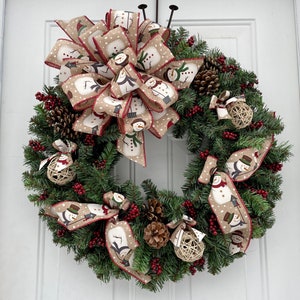 Christmas Wreaths For Front Door, Winter Wreaths Not Christmas image 1
