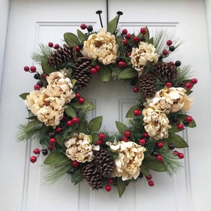 Winter Wreath Not Christmas, Christmas Wreath For Front Door,