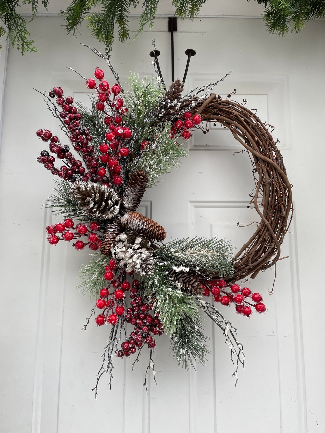 Winter Wreath Not Christmas, Christmas Wreaths for Front Door - Etsy