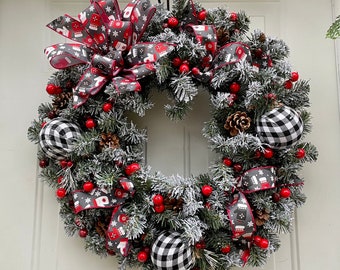 Winter Wreath Not Christmas, Christmas Wreaths For Front Door, Valentines Day Wreaths