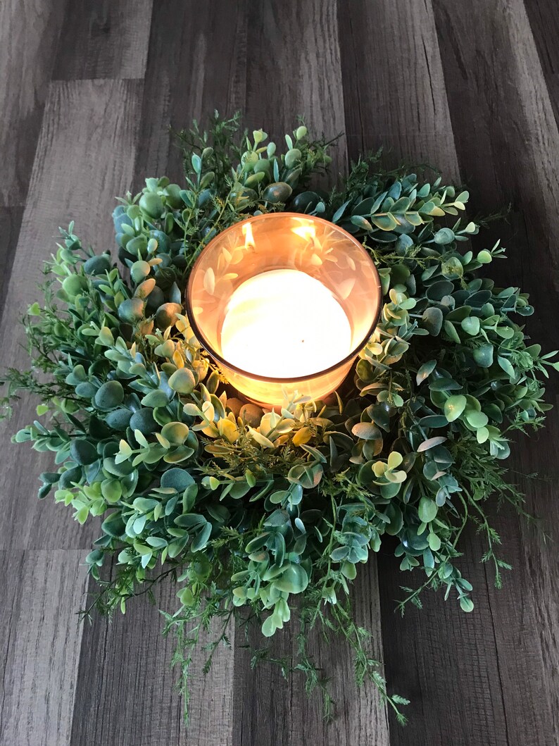 Spring Accent Wreaths Small Wreaths Candle Ring Etsy