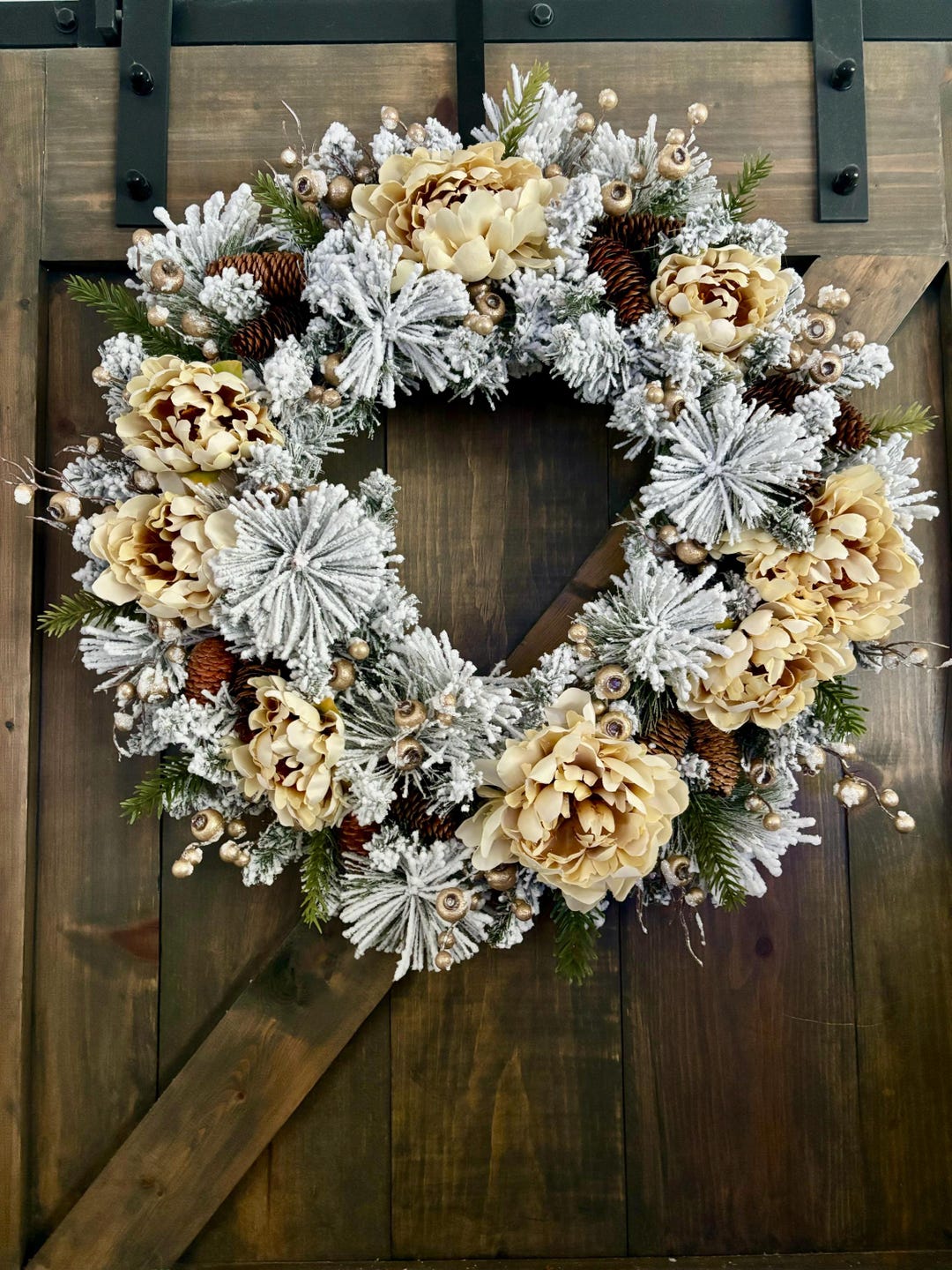 Christmas Wreaths for Front Door, Winter Wreath - Etsy