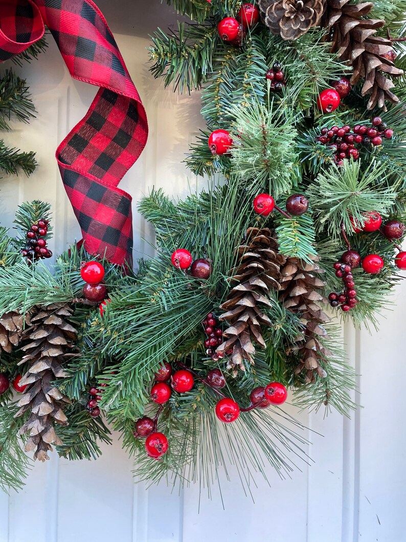 Christmas Wreaths for Front Door Etsy
