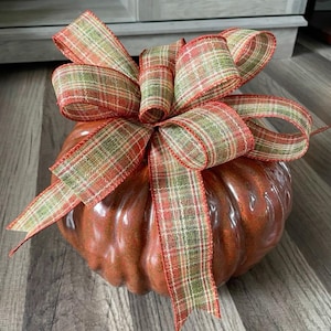 Fall Wreath Bow, Fall Lantern Bow