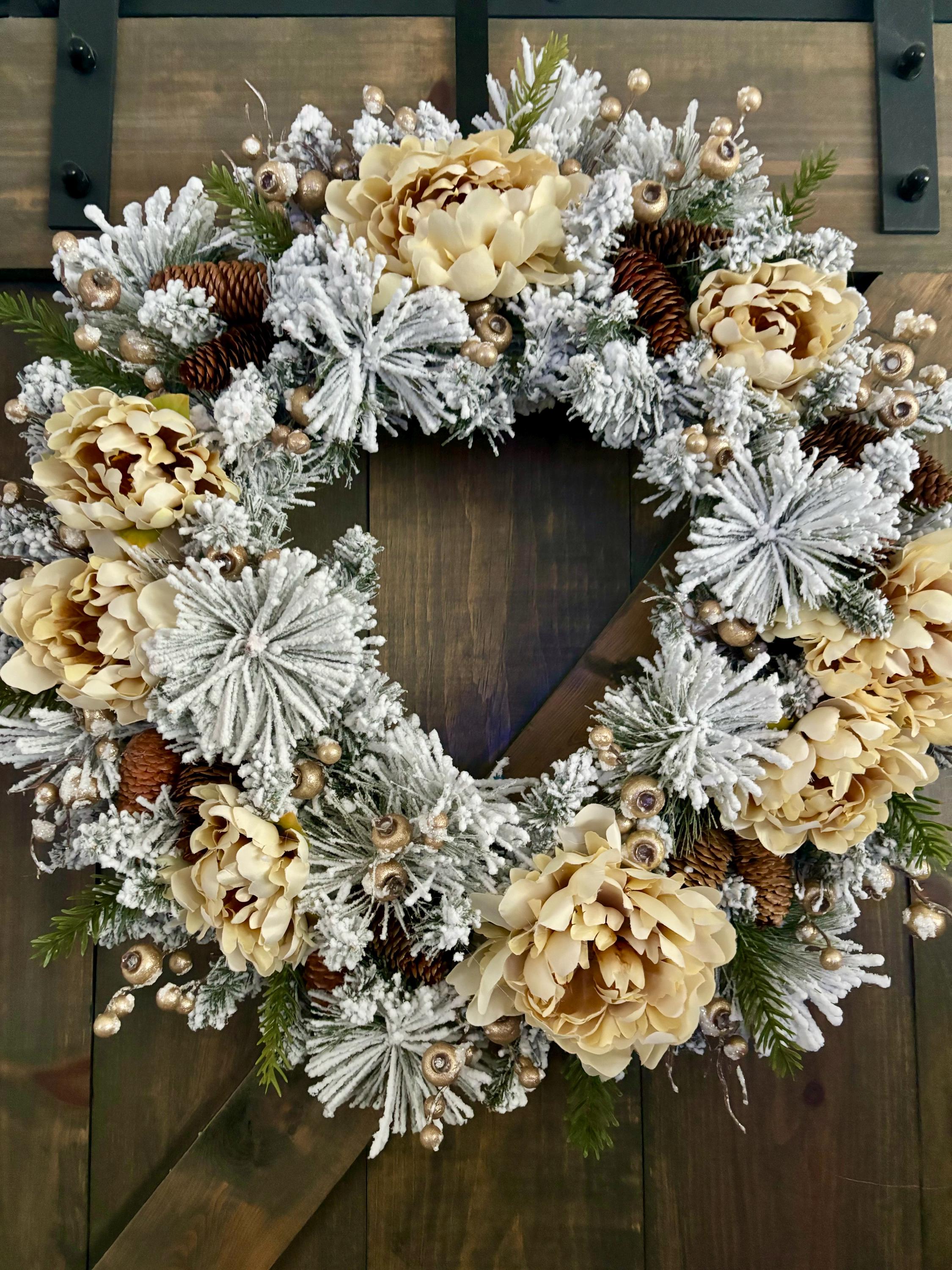 Christmas Wreaths for Front Door, Winter Wreath - Etsy