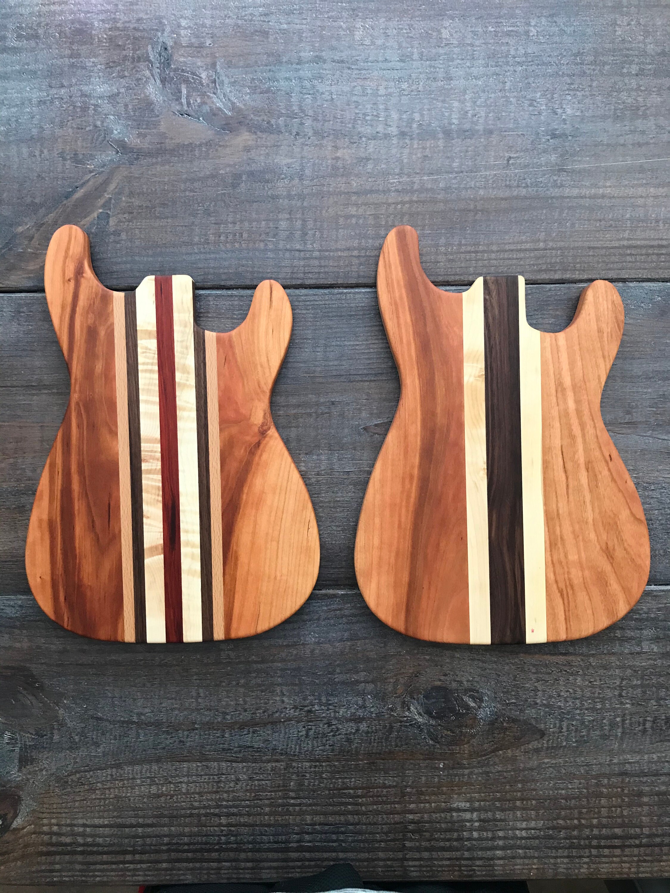 Guitar Cutting Board Etsy