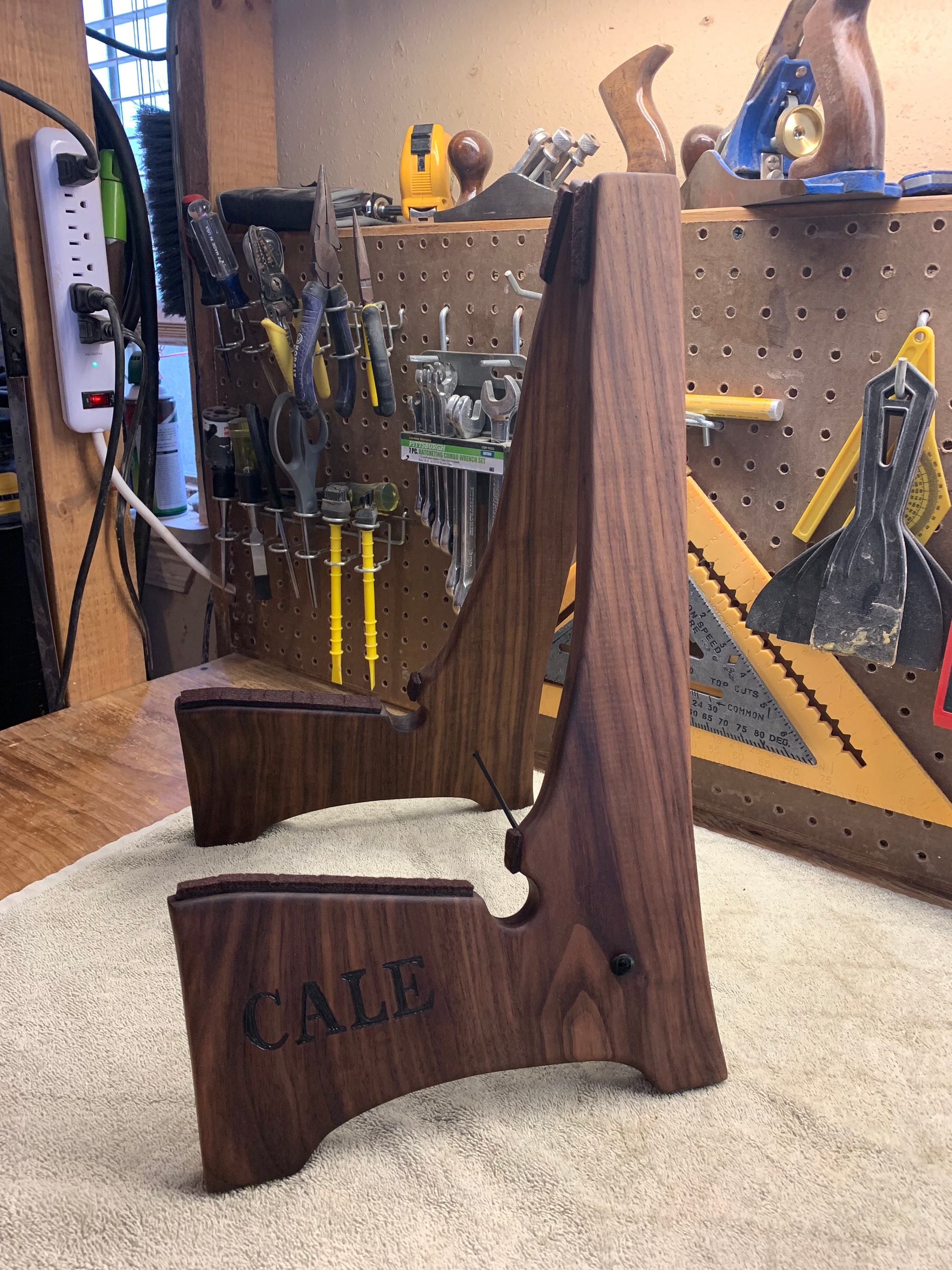 Custom Wood Guitar Stand Etsy