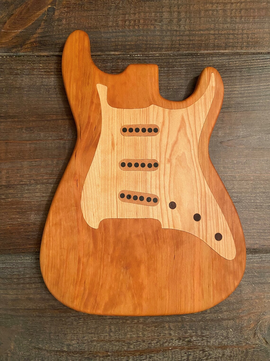 Guitar Cutting Board Etsy