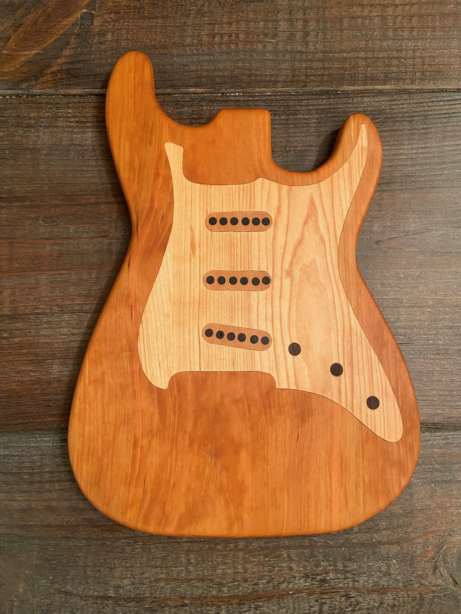 Guitar Cutting Board Etsy