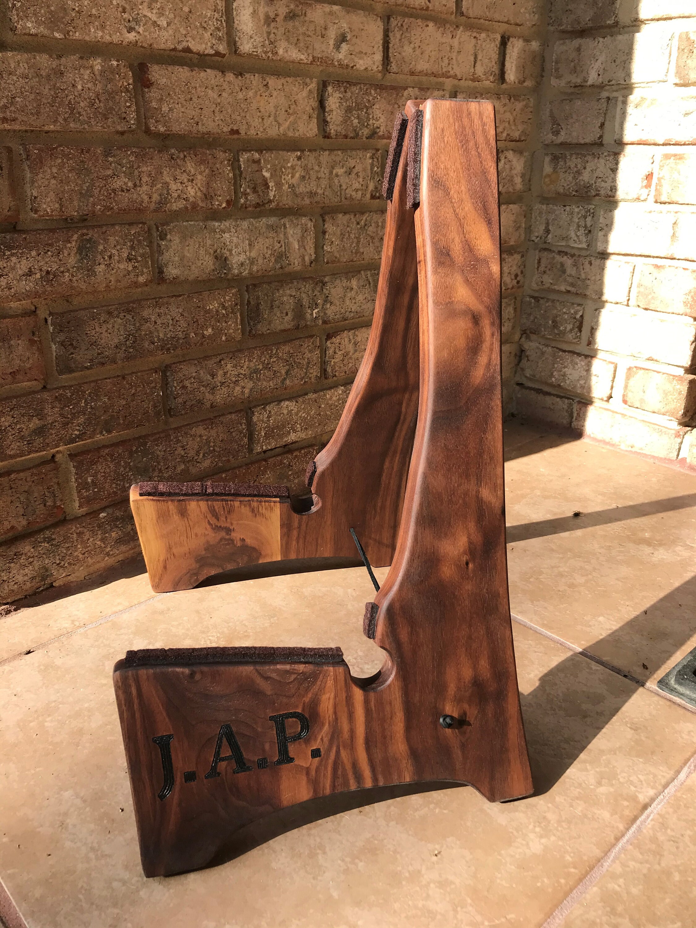Custom Wood Guitar Stand Etsy