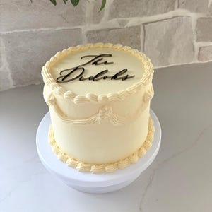 Custom Acrylic Cake Charm, Personalized Party Decoration