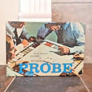 Probe Game Of Words Vintage 1964 Board Game