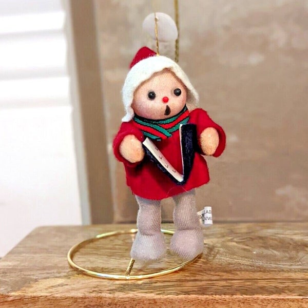 Kurt Adler Caroler Vintage Felt Christmas Ornament