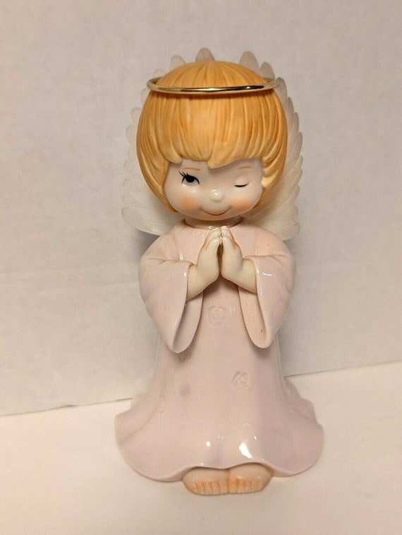 Fiber Optic Angel Figurines