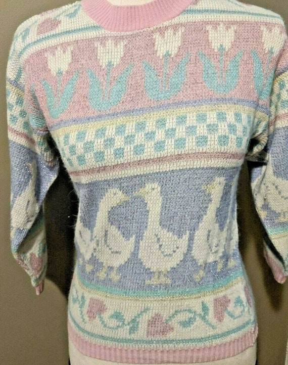 vintage duck sweater